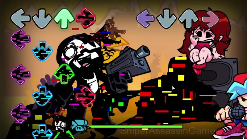 Friday Night Funkin' Corrupted Night gameplay screenshot 3