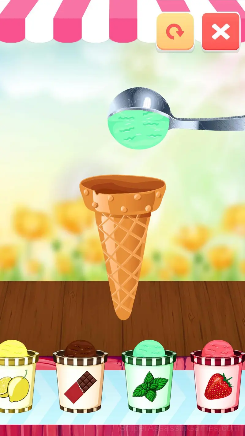 Ice Cream Maker - Cooking Game for Kids gameplay screenshot 1