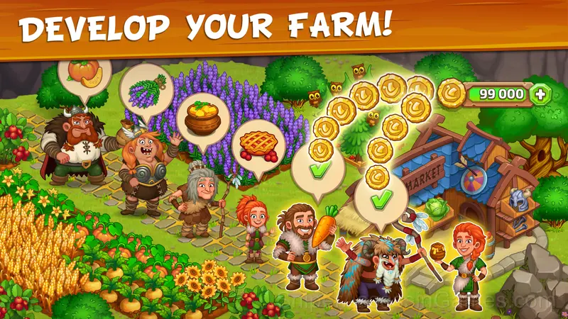 Vikings and Dragon Island Farm gameplay screenshot 4