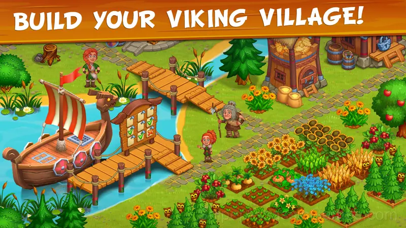 Vikings and Dragon Island Farm gameplay screenshot 5
