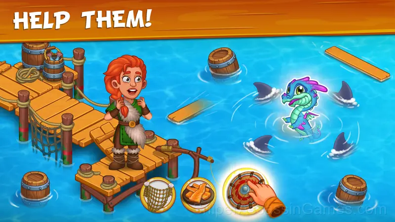 Vikings and Dragon Island Farm gameplay screenshot 6