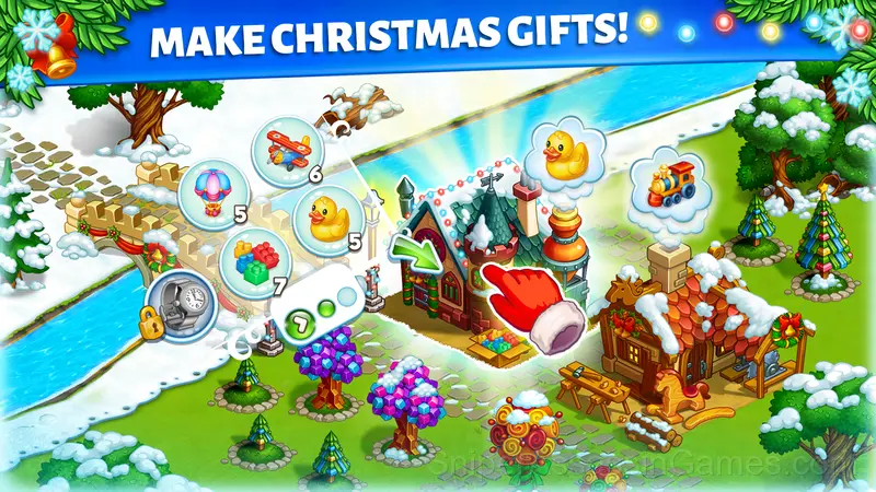 Snow Farm Happy New Year gameplay screenshot 5