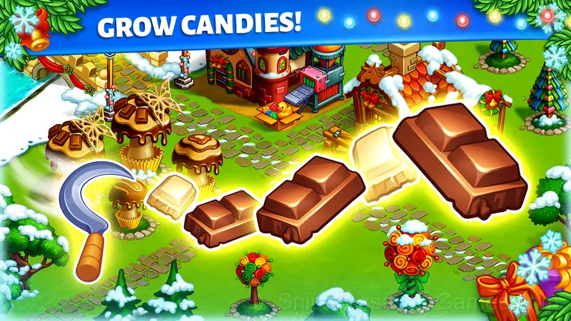 Snow Farm Happy New Year gameplay screenshot 6