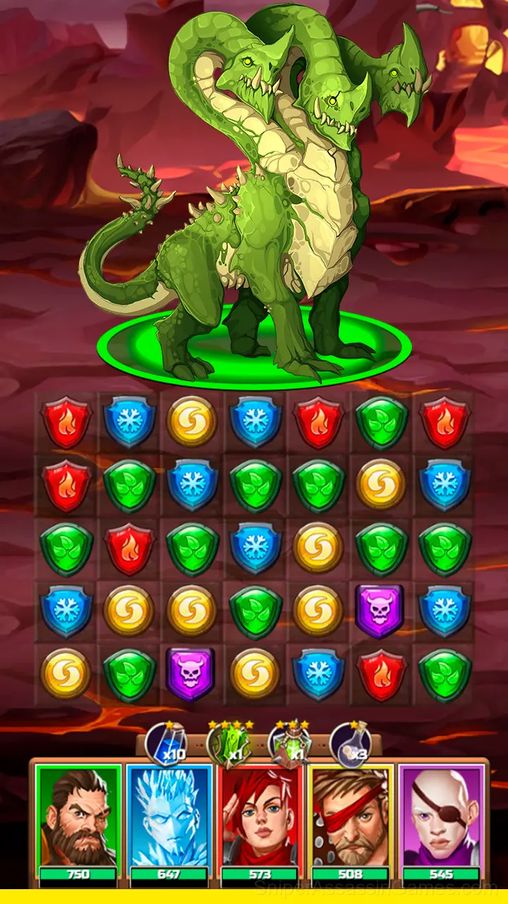 Epic Puzzle: Match 3 RPG gameplay screenshot 1