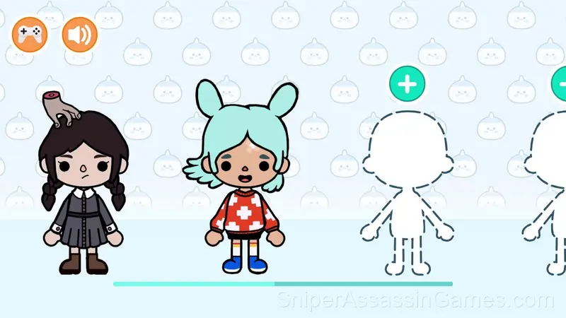 Toca Boca Wednesday Addams gameplay screenshot 4
