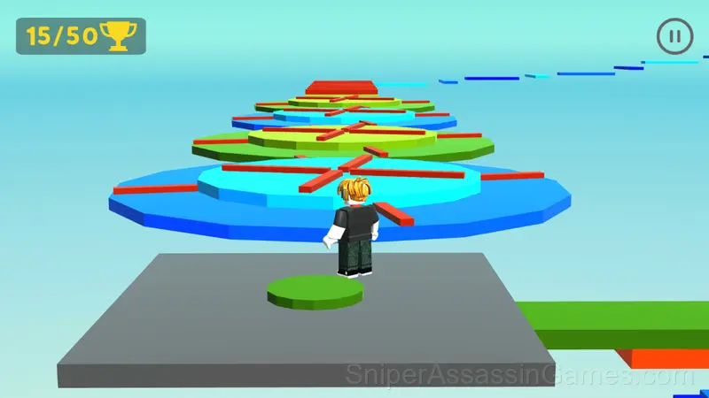 Roblox Obby: Road To The Sky gameplay screenshot 1