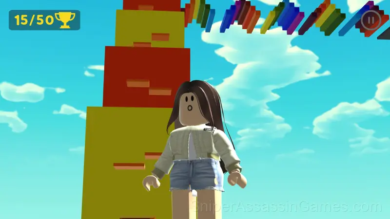 Roblox Obby: Road To The Sky gameplay screenshot 2