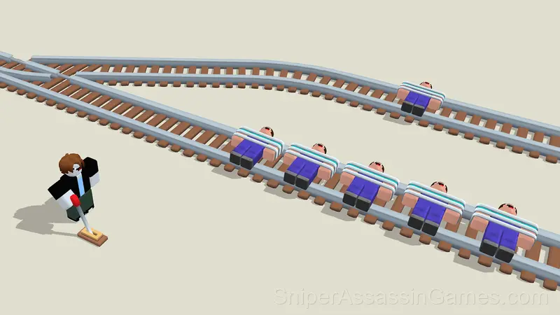 Throlley Problem gameplay screenshot 1