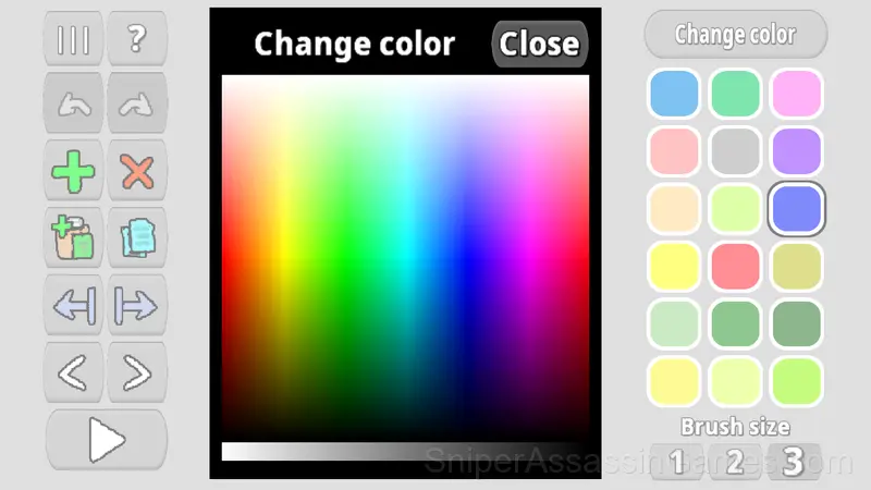 Pixel Animator: creating GIF animation gameplay screenshot 2