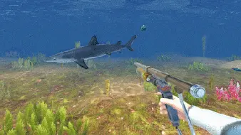 Hunter underwater spearfishing. Diving. gameplay screenshot 5