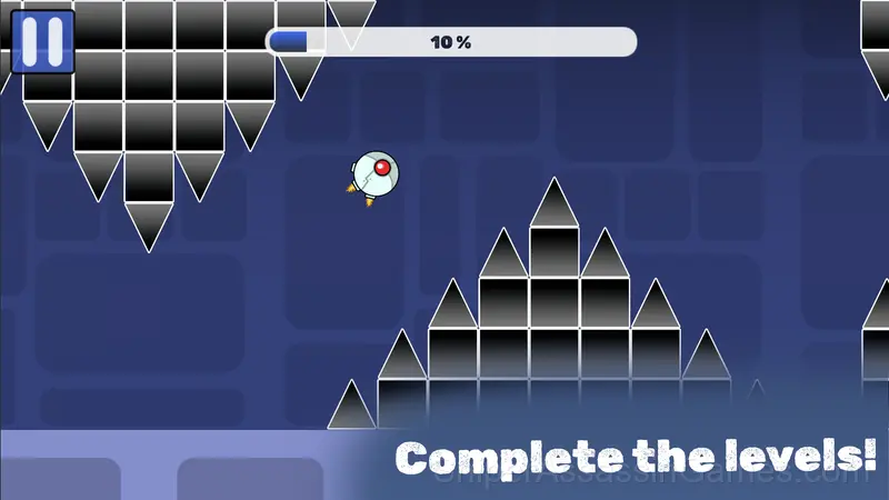 Geometry: Clicker, Levels, Connection gameplay screenshot 2