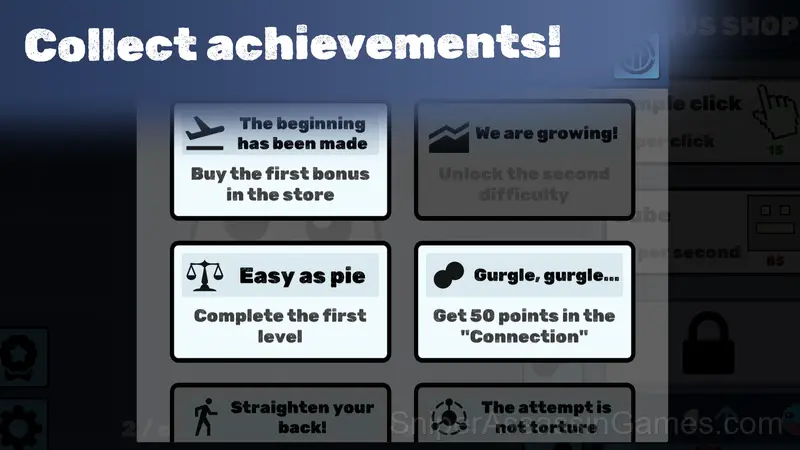 Geometry: Clicker, Levels, Connection gameplay screenshot 5