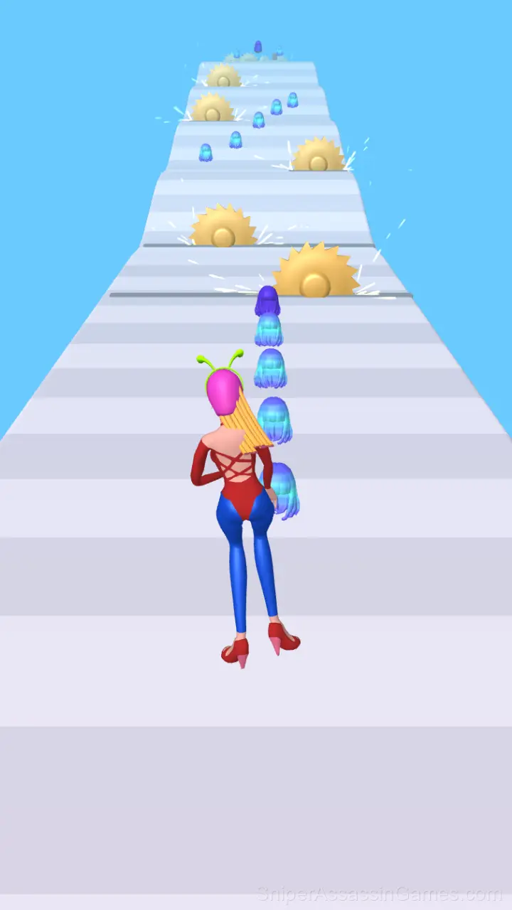 Hair Cut Run gameplay screenshot 1