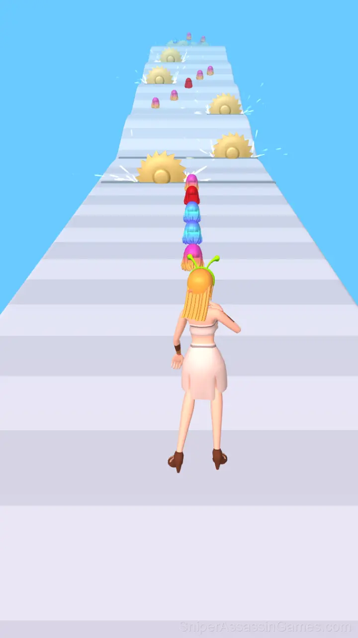 Hair Cut Run gameplay screenshot 2