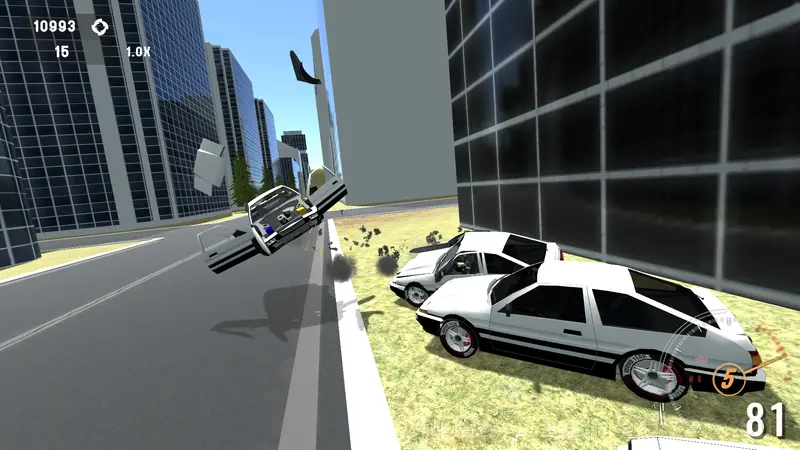 Car Destruction & Drift Simulator gameplay screenshot 2