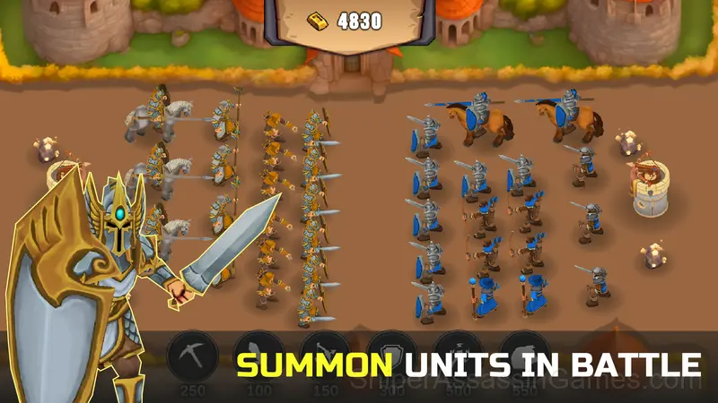 WarBattle: humans vs orcs gameplay screenshot 4