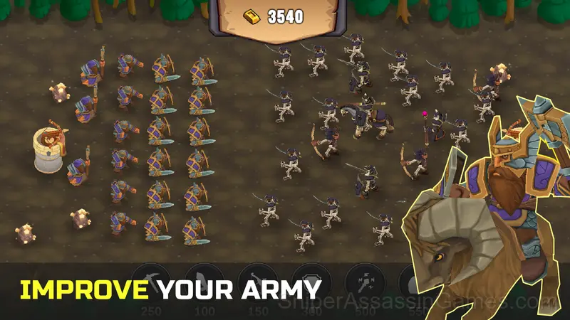 WarBattle: humans vs orcs gameplay screenshot 5