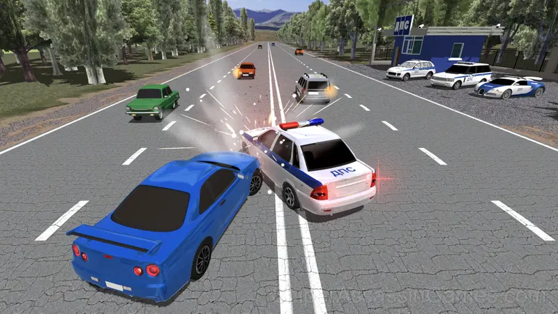 Traffic Cop Simulator 3D gameplay screenshot 2
