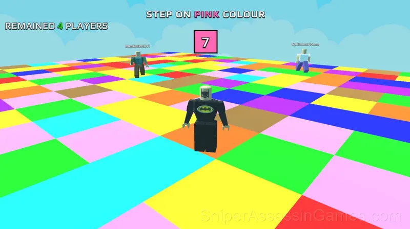 Roblox Obby: Color Platforms gameplay screenshot 3
