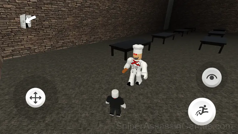 Escape Chef Papa Pizzeria Obby gameplay screenshot 1