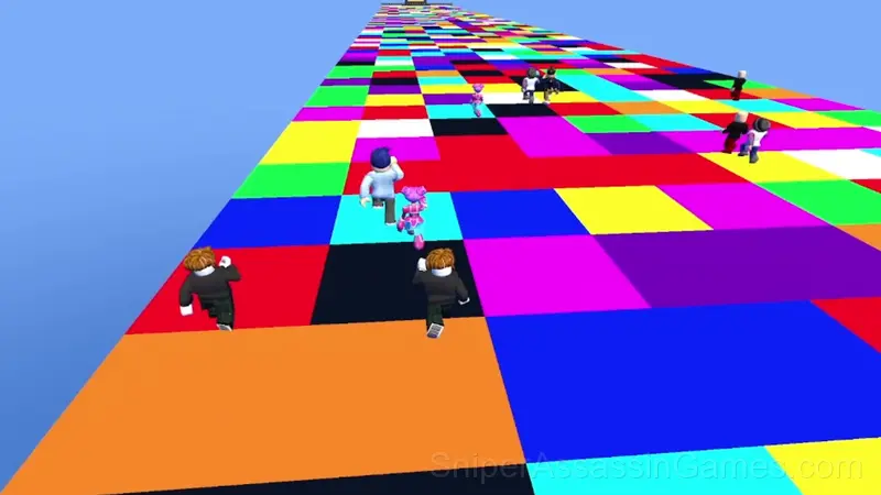 Stand on the Right Color! gameplay screenshot 1