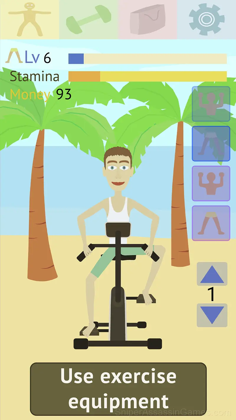 Muscle Clicker gameplay screenshot 2