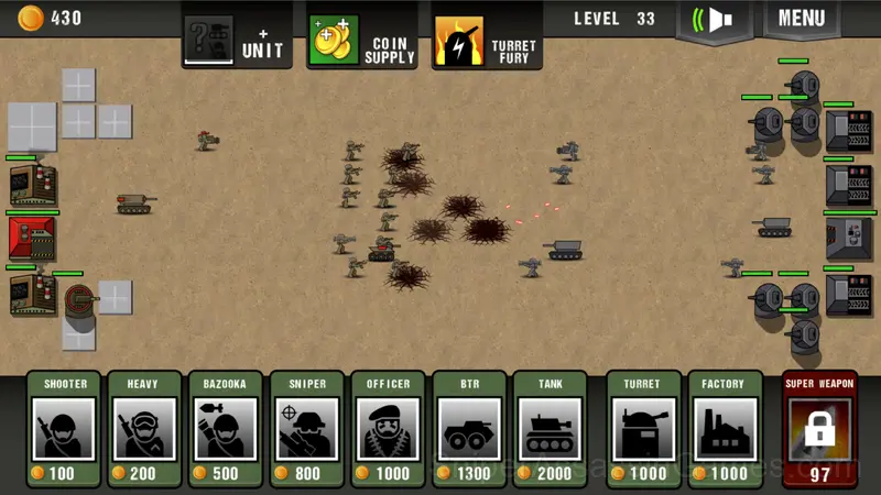 War Genius: Battle Strategy gameplay screenshot 1