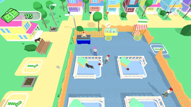 Idle dog walk gameplay screenshot 2