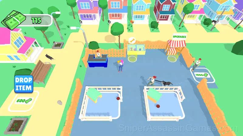 Idle dog walk gameplay screenshot 3