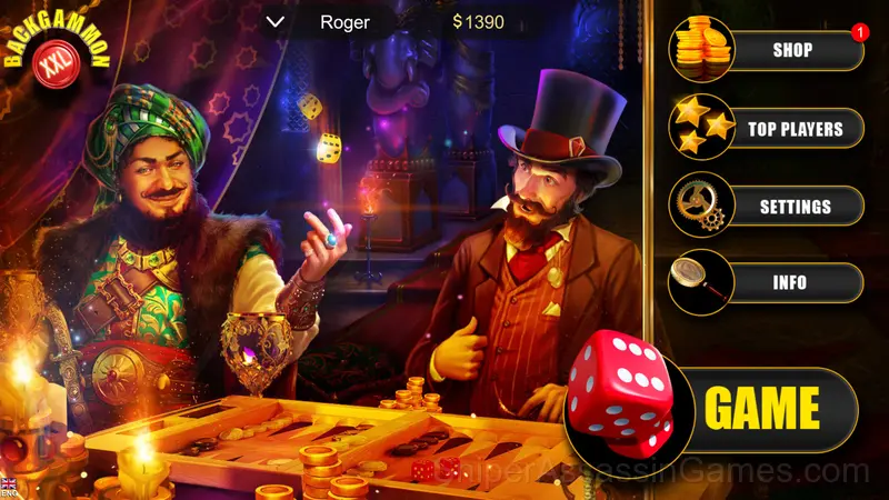 Backgammon XXL gameplay screenshot 2