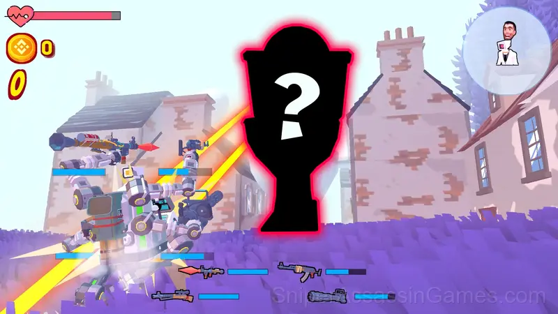 Agent Walker vs Skibidi Toilets gameplay screenshot 1