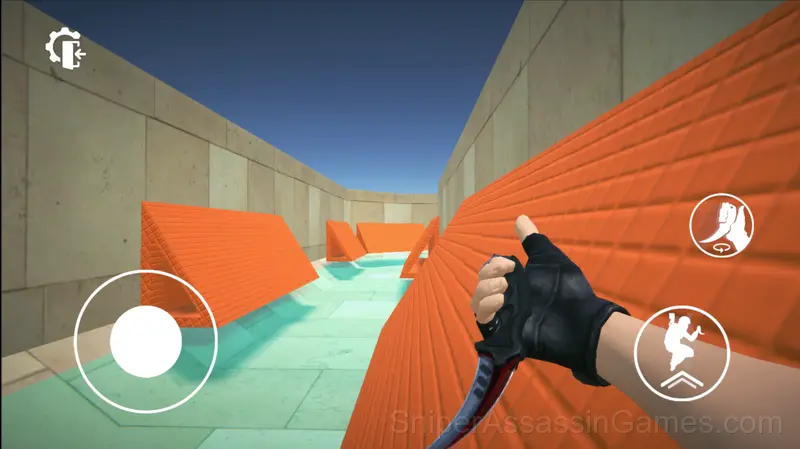 CS2 Surf with knives! gameplay screenshot 1