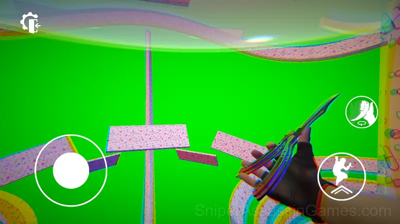 CS2 Surf with knives! gameplay screenshot 2