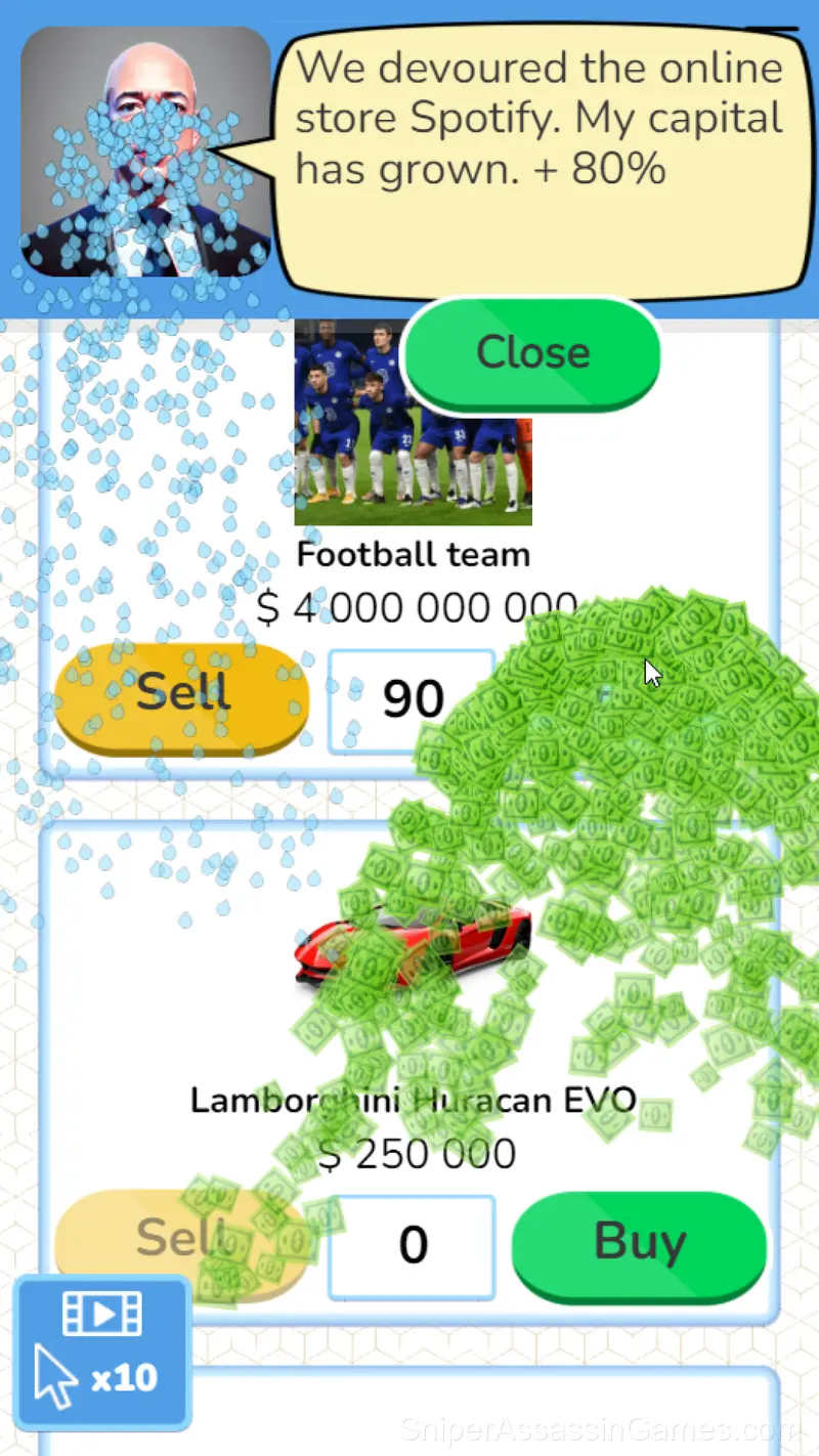 Spend Billionaire's Money. Rich man simulator. gameplay screenshot 2
