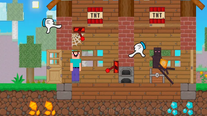 Noob Vs Monsters & Zombies gameplay screenshot 4