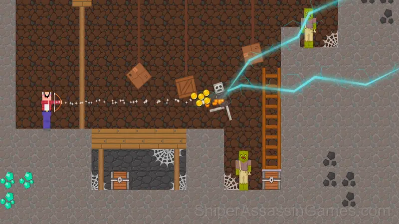 Noob Vs Monsters & Zombies gameplay screenshot 5