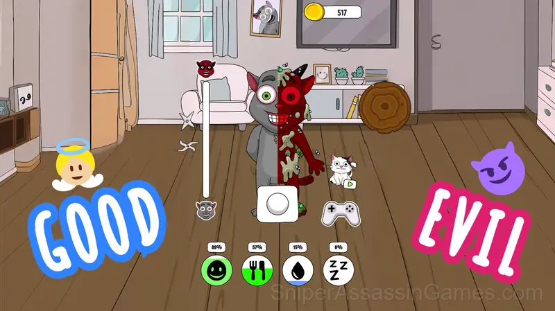 Troll cat Juan gameplay screenshot 1