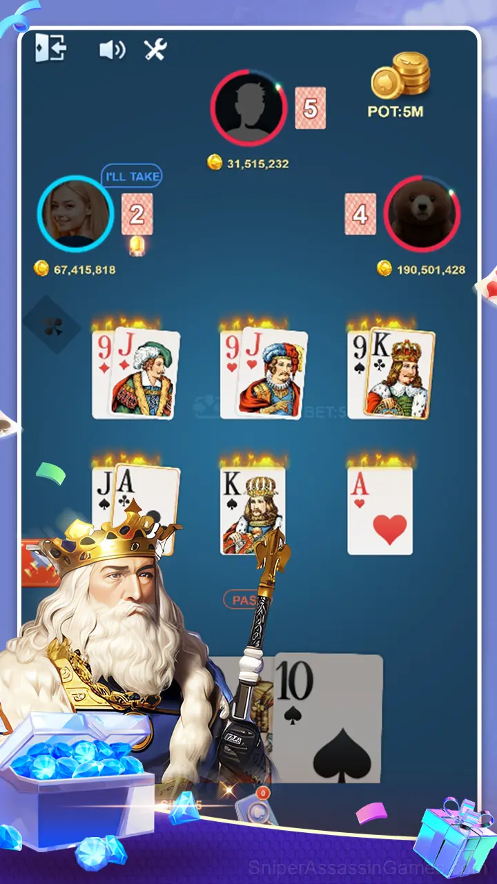 Super Durak gameplay screenshot 1