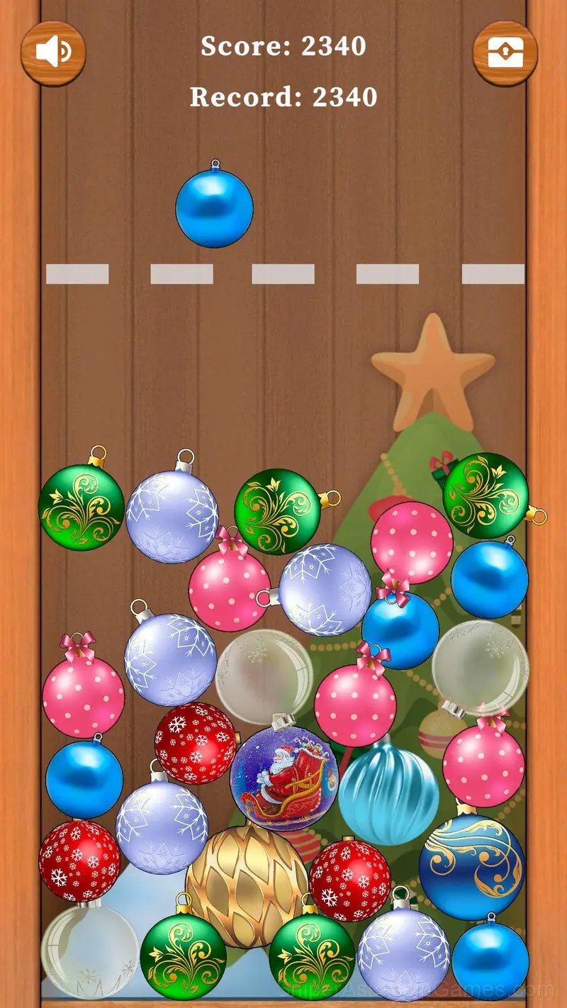 Merge Balls: New Year! gameplay screenshot 3
