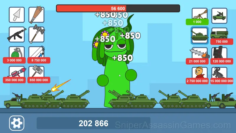 Defeat the Giant Sprunky gameplay screenshot 1