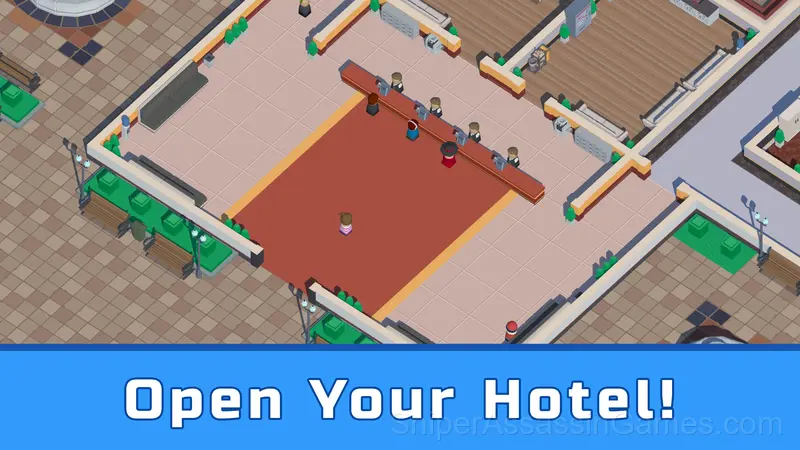 Idle Hotel Empire Tycoon gameplay screenshot 1
