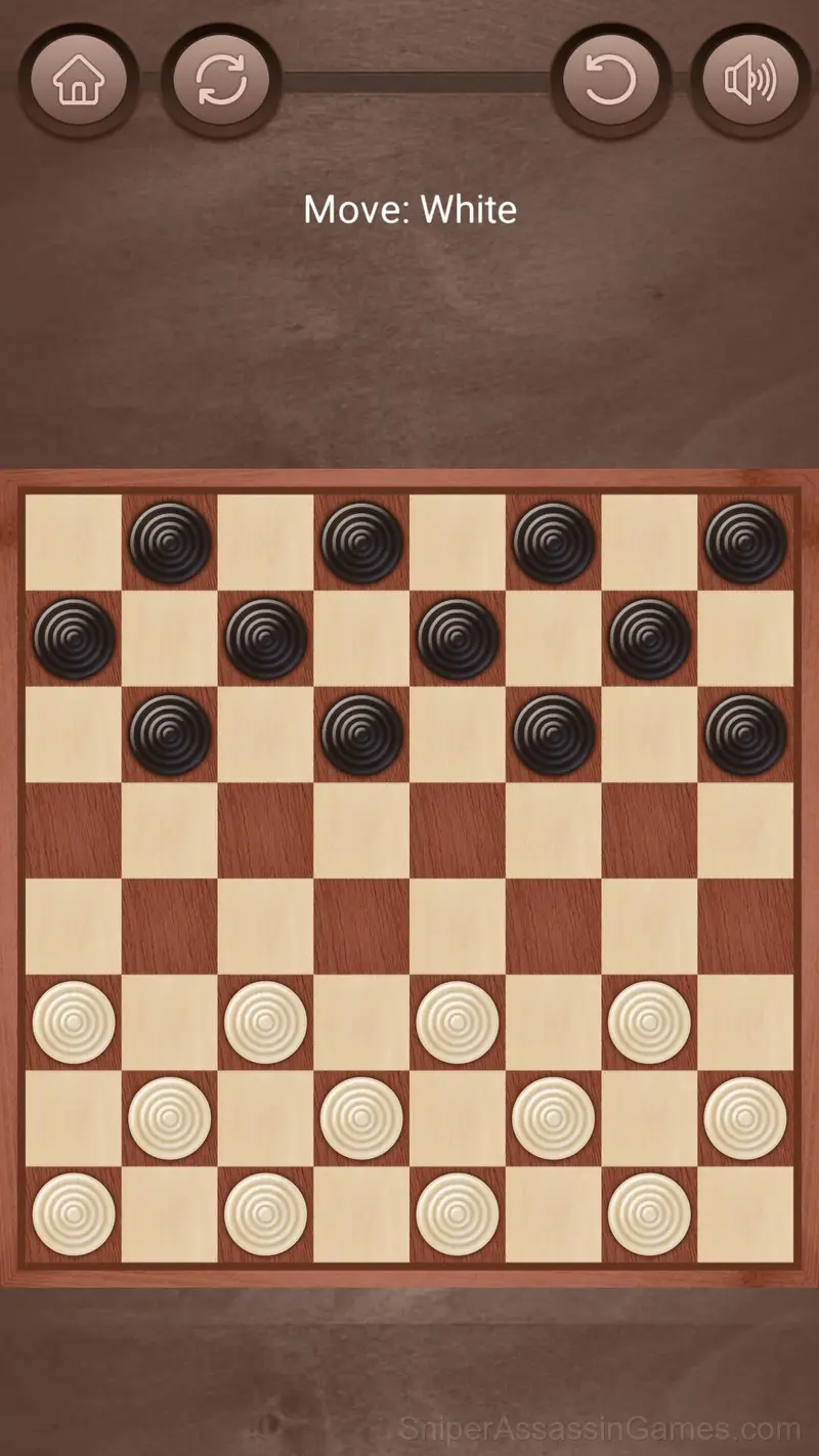 Checkers with PC gameplay screenshot 1