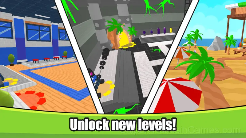 Obby Escape: Gym Arm Wrestling gameplay screenshot 1
