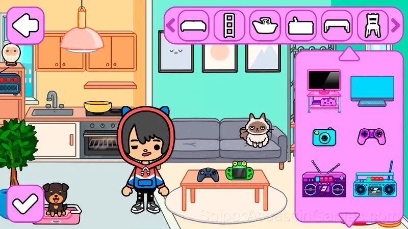 Toca Life: Interior Design gameplay screenshot 2