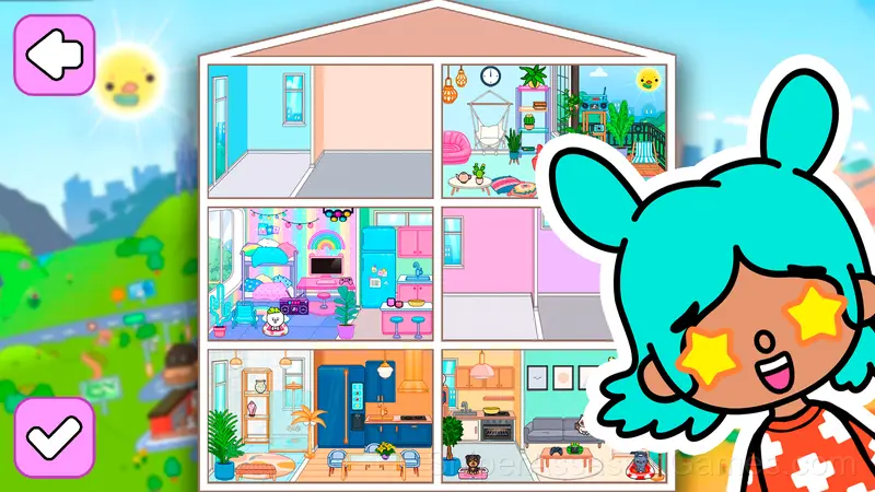 Toca Life: Interior Design gameplay screenshot 5
