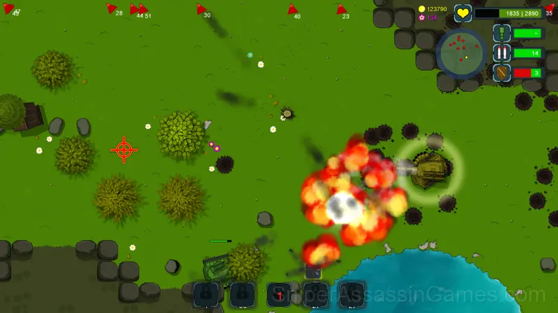 Top Top Tank gameplay screenshot 1