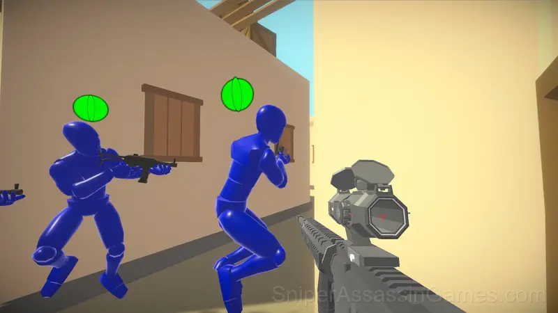Reds vs Blues: War gameplay screenshot 1