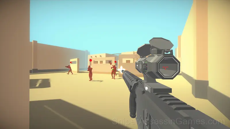 Reds vs Blues: War gameplay screenshot 2