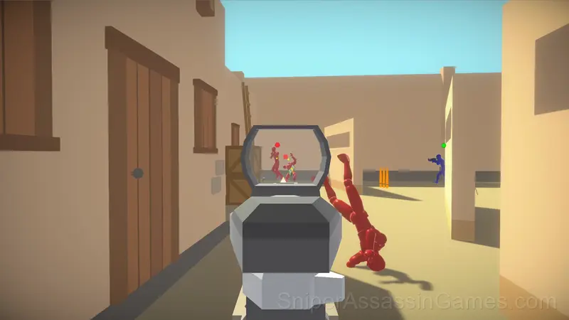 Reds vs Blues: War gameplay screenshot 5
