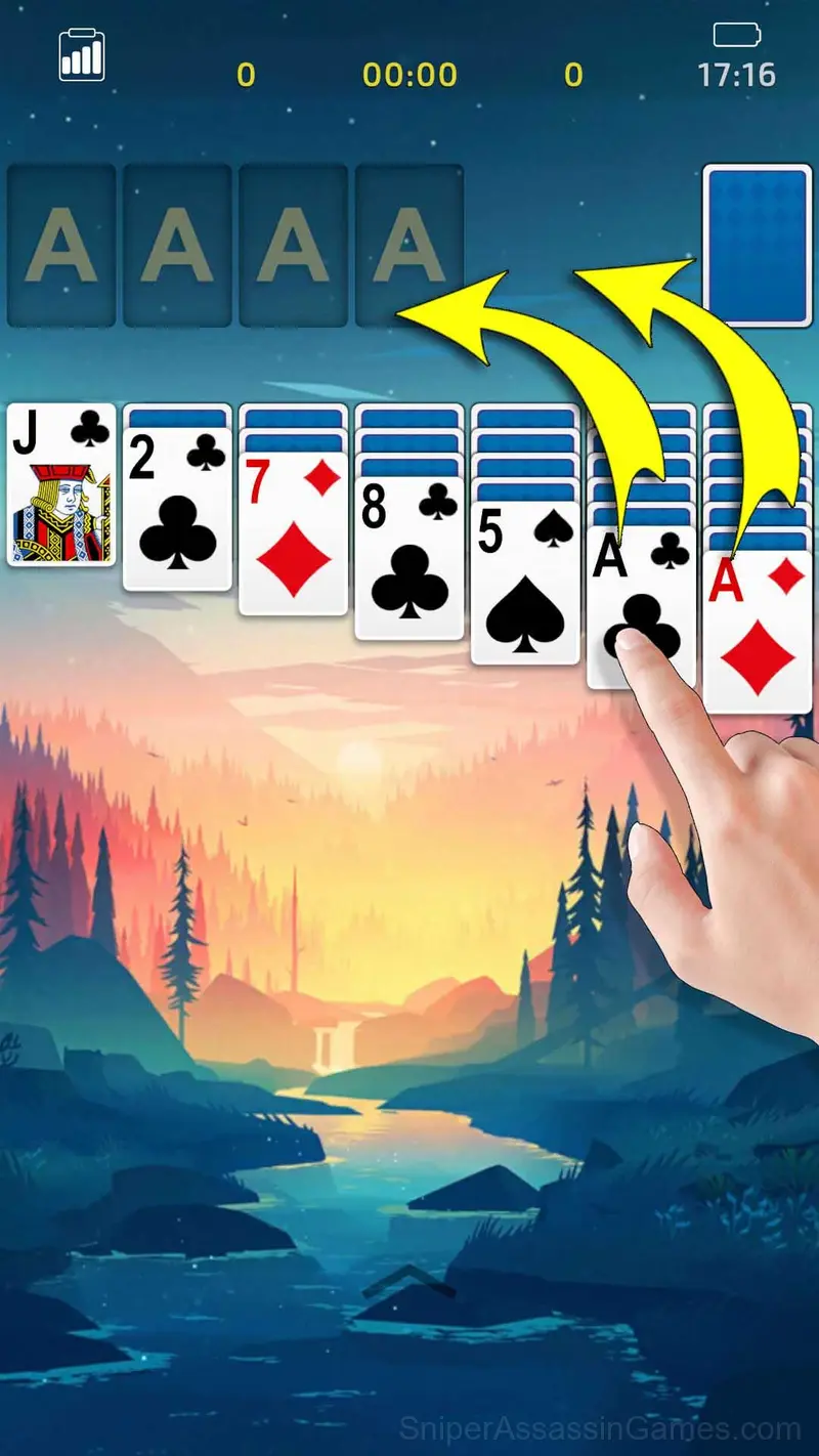 Solitaire Klondike - Deluxe gameplay screenshot 4